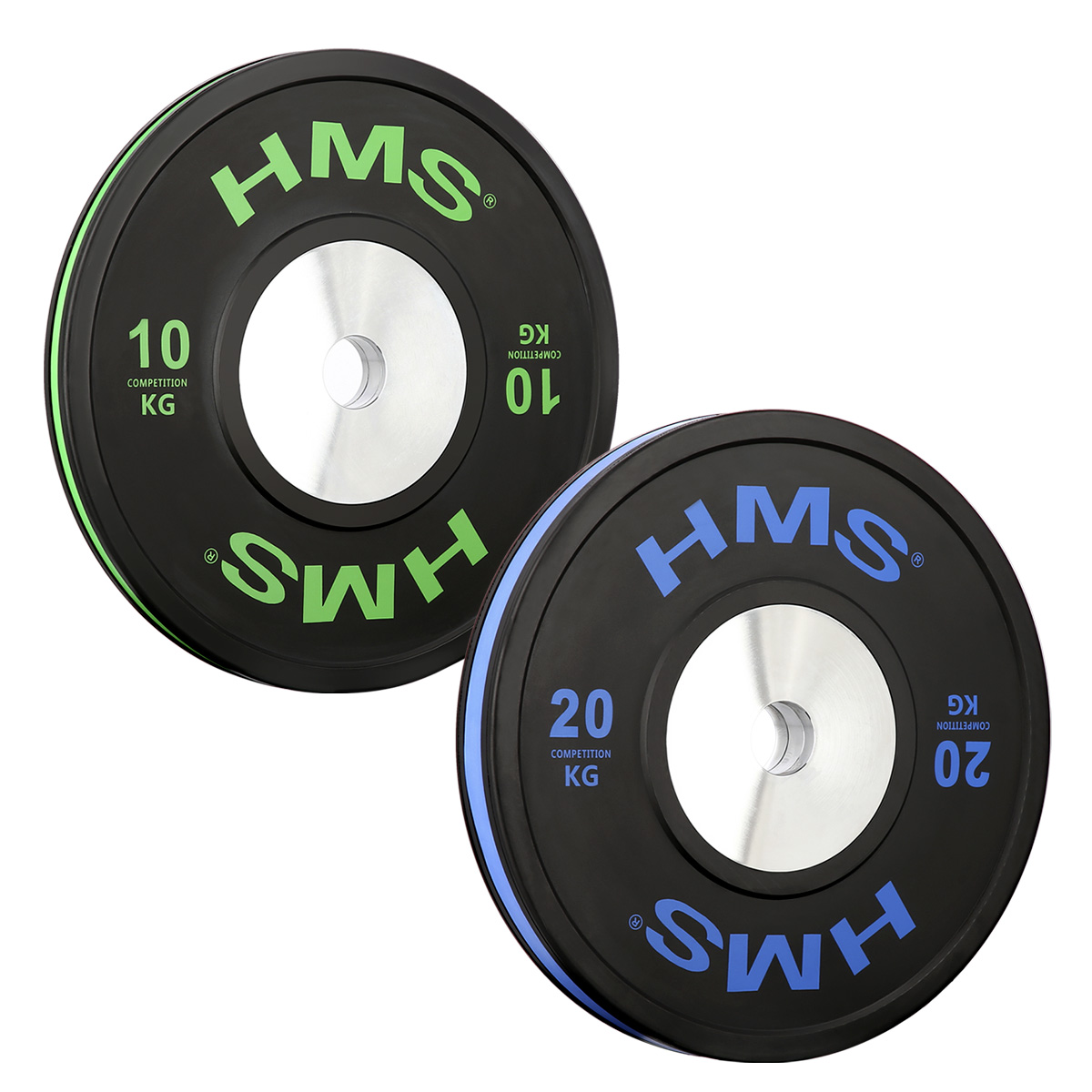Talerz olimpijski BTBR10 Bumper 10 kg HMS do treningu