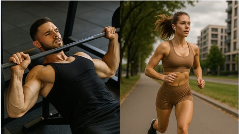 TRENING SIŁOWY  VS  BIEGANIE