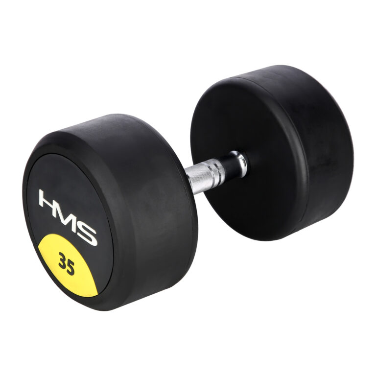 Hantla gumowana HG PRO 35 KG HMS idealna do treningu