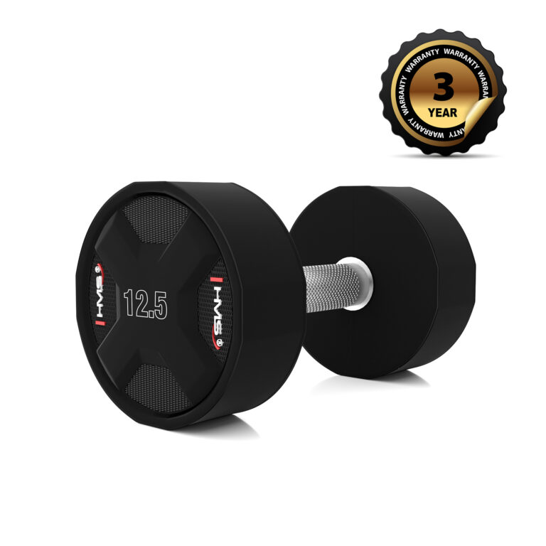 Hantla poliuretanowa HPC 12.5 KG do treningu siłowego