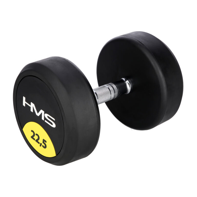 Hantel gumowany HG PRO 22.5 kg idealny do treningów