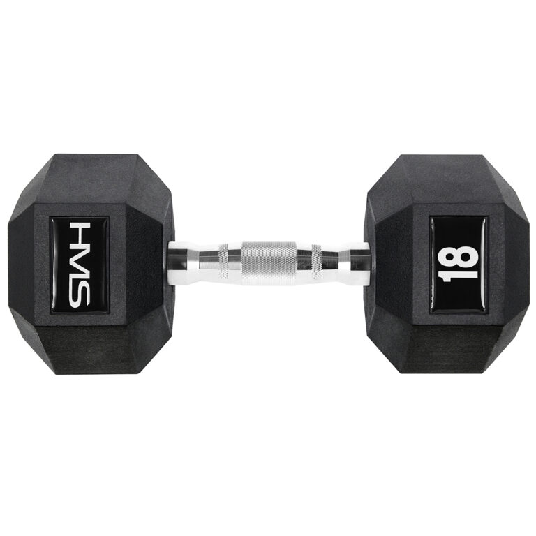 Hantla HEX PRO 18 KG HMS idealna do treningu w domu