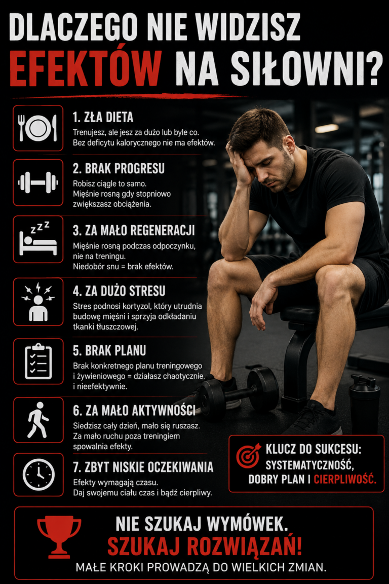 Brak efektów na siłowni