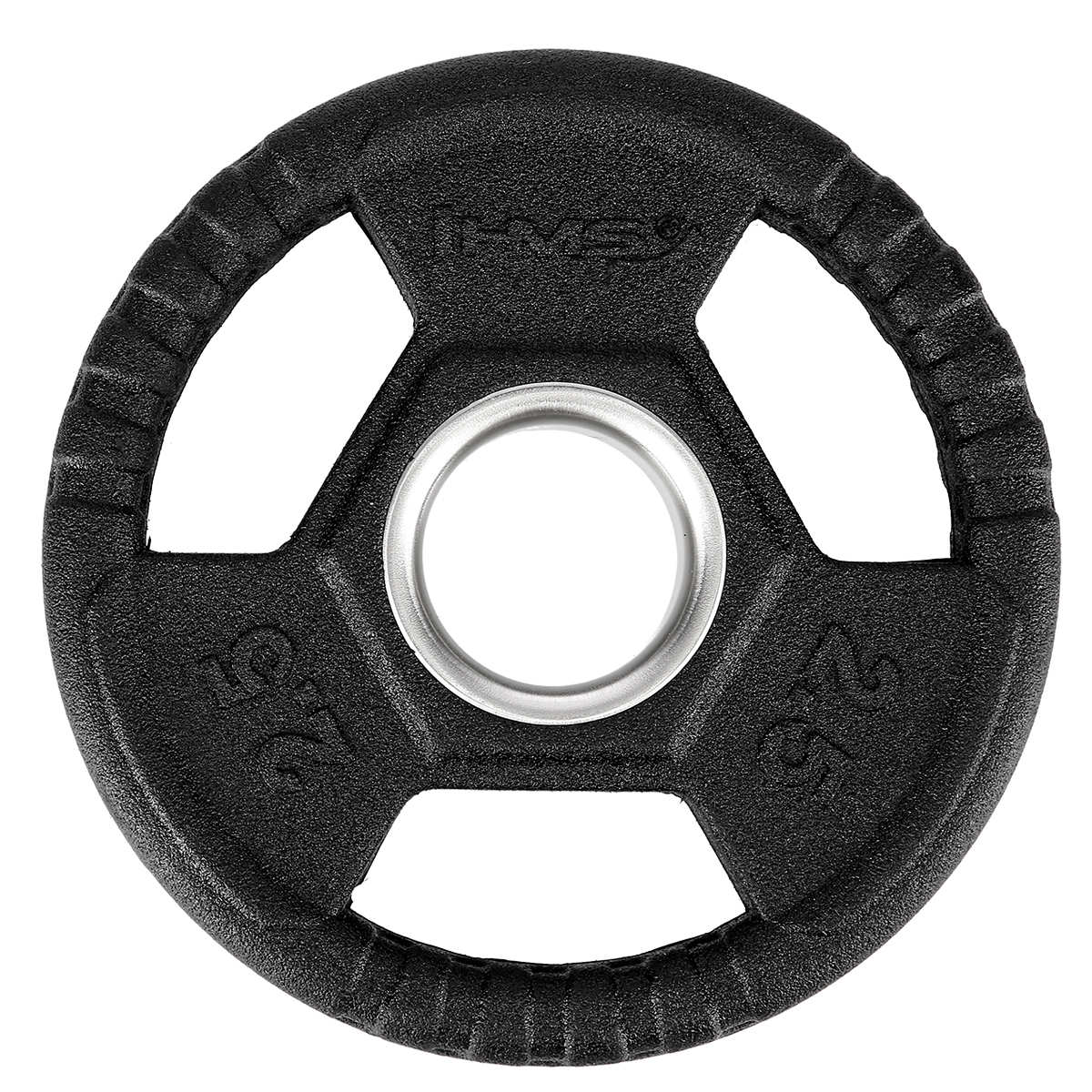 Czarny talerz olimpijski 2.5 kg HMS idealny dla sportowców