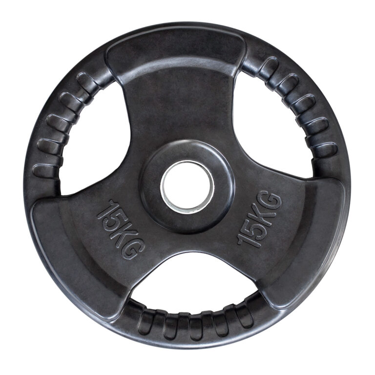 Talerz olimpijski ogumowany 15 kg HMS dla sportowców
