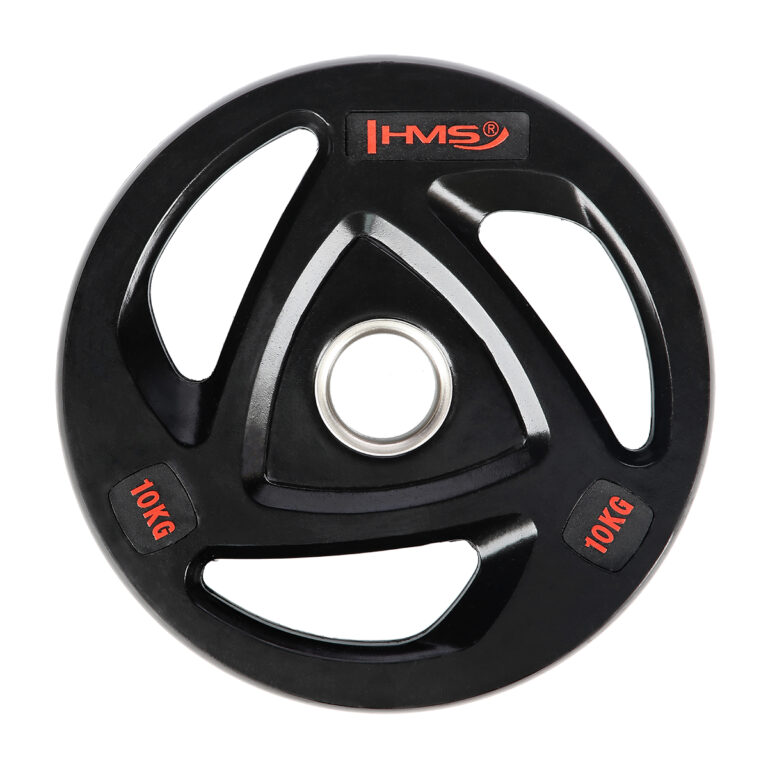 TOX10 czarny talerz olimpijski 10 kg HMS do treningu