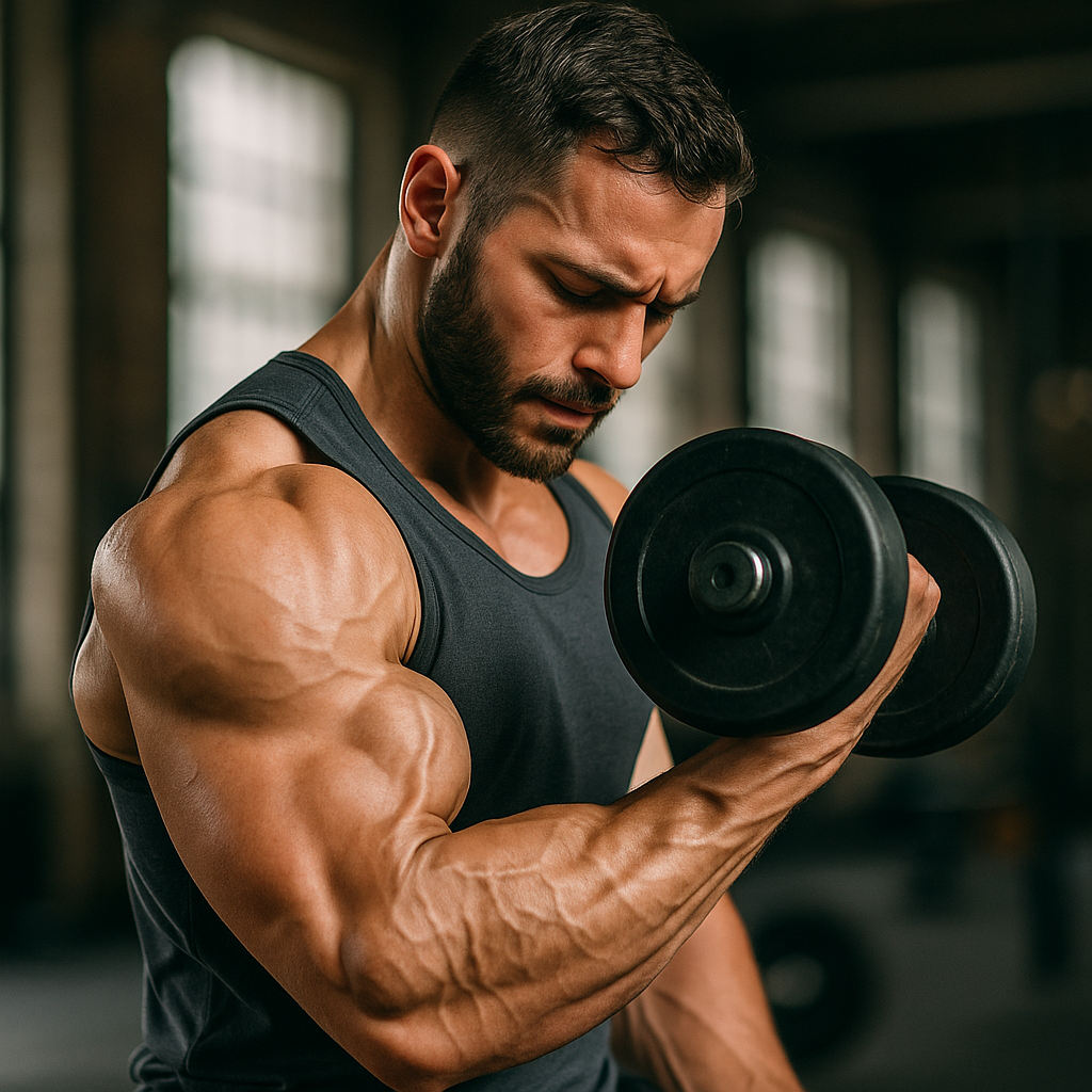 Jak zbudować potężne bicepsy: trening, dieta, regeneracja